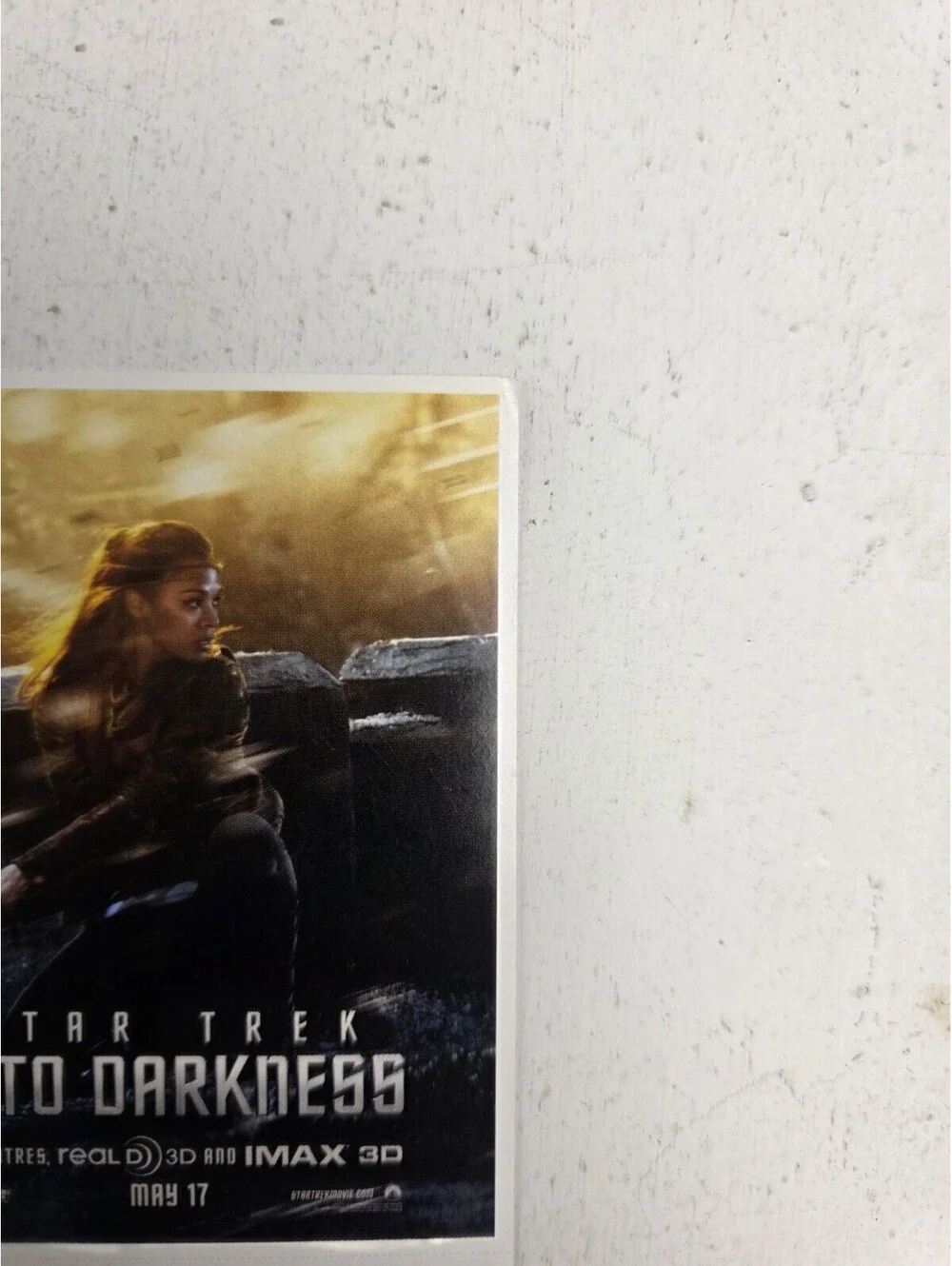 Star Trek Into Darkness Promo Movie Trading Cards Sheet - 9 Uncut - NEW! - RARE!